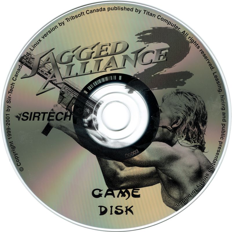 Media for Jagged Alliance 2 (Linux): Game Disc