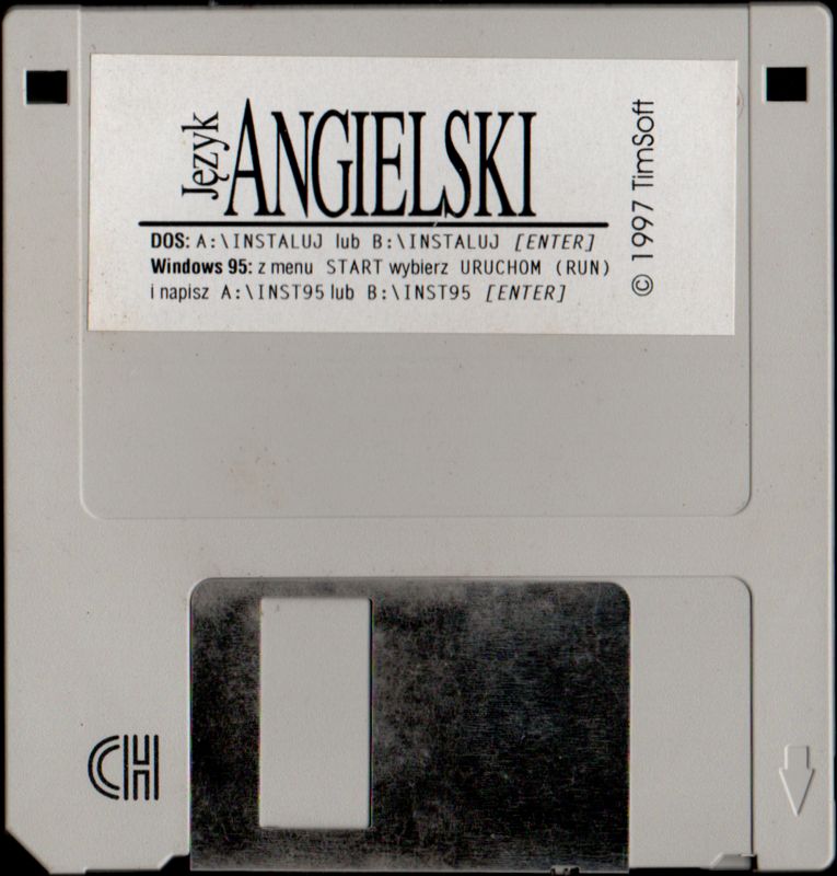 Media for Język Angielski: UHO's English Tester for DOS (DOS) (Floppy Disk 1997 re-release)