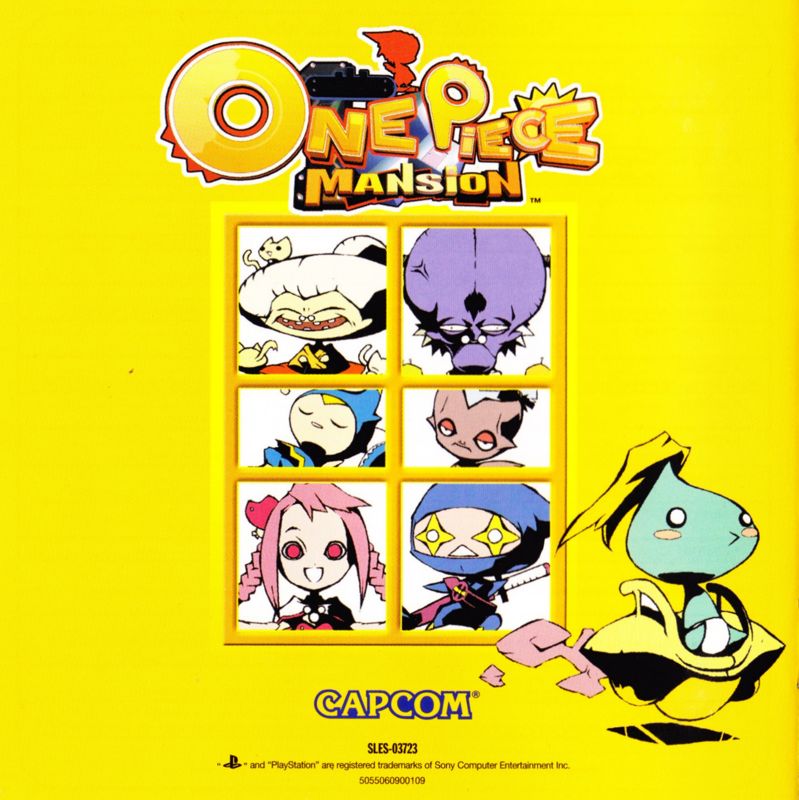 Manual for One Piece Mansion (PlayStation): Back