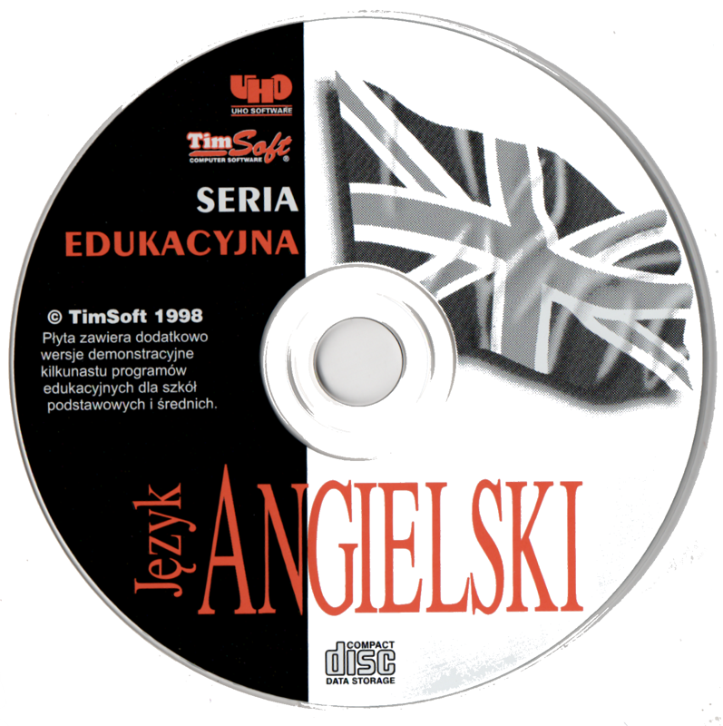 Media for Język Angielski: UHO's English Tester for DOS (DOS) (CD-ROM release)