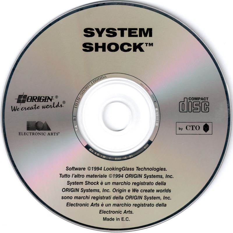 Media for System Shock (DOS) (Collezione CD-ROM by C.T.O release)