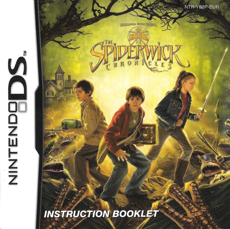 Manual for The Spiderwick Chronicles (Nintendo DS): Front