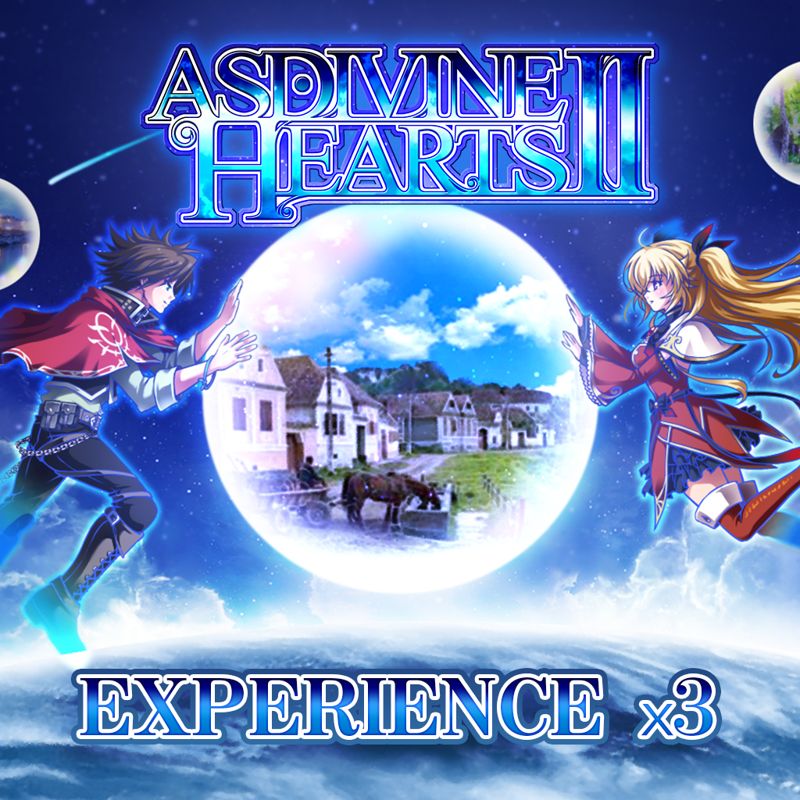 Front Cover for Asdivine Hearts II: Experience x3 (PlayStation 4) (download release)