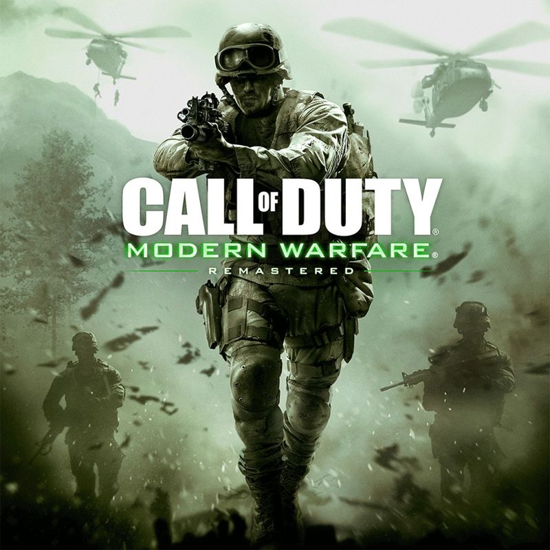 Front Cover for Call of Duty: Modern Warfare - Remastered (PlayStation 4) (download release)