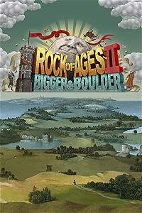 Front Cover for Rock of Ages II: Bigger and Boulder (Xbox One) (download release): 2nd version