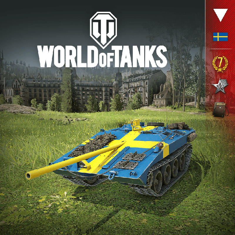 Front Cover for World of Tanks: Stark Strv S1 Ultimate (PlayStation 4) (download release)