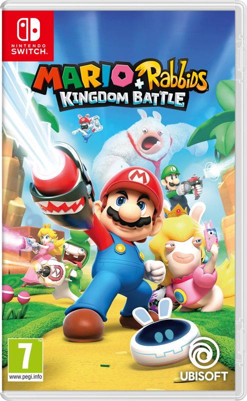 Front Cover for Mario + Rabbids: Kingdom Battle (Nintendo Switch) (download release)