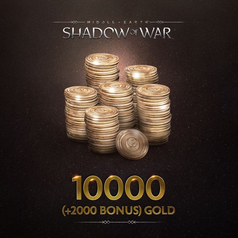 Front Cover for Middle-earth: Shadow of War - 10000 (+2000 Bonus) Gold (PlayStation 4) (download release)
