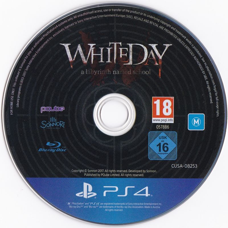 Media for White Day: A Labyrinth Named School (PlayStation 4)