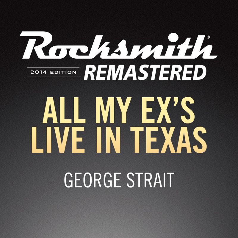 Front Cover for Rocksmith: All-new 2014 Edition - George Strait: All My Ex’s Live in Texas (PlayStation 3 and PlayStation 4) (download release)