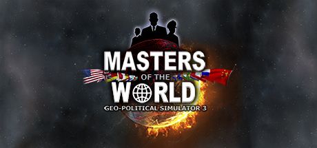 Front Cover for Masters of the World: Geopolitical Simulator 3 (Macintosh and Windows) (Steam release)