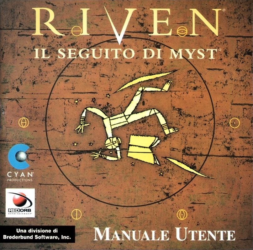 Manual for Riven: The Sequel to Myst (Macintosh and Windows): Front