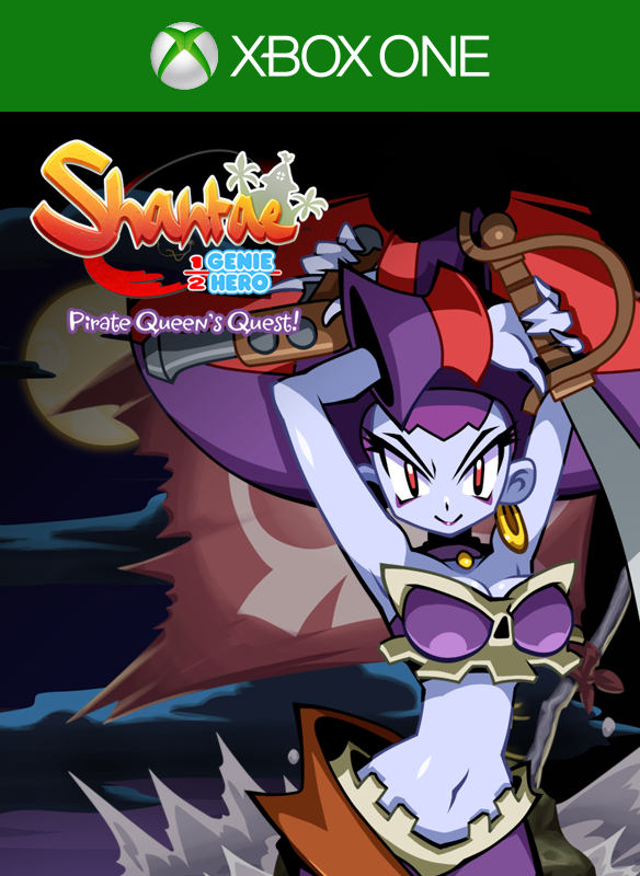 Front Cover for Shantae: 1/2 Genie Hero - Pirate Queen's Quest (Xbox One) (download release)