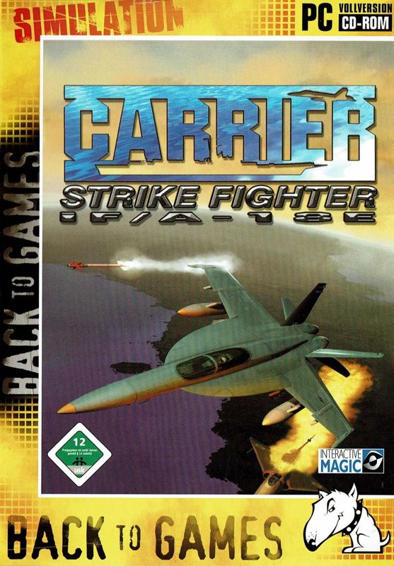 Front Cover for iF/A-18E Carrier Strike Fighter (Windows) (Back to Games release)