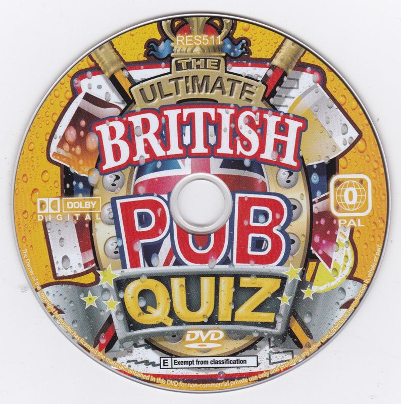 Media for The Ultimate British Pub Quiz (DVD Player)