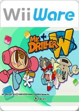 Front Cover for Mr. Driller W (Wii) (download release)