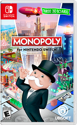 Front Cover for Monopoly (Nintendo Switch) (download release): 1st version