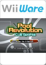 Front Cover for CueSports: Pool Revolution (Wii) (download release)