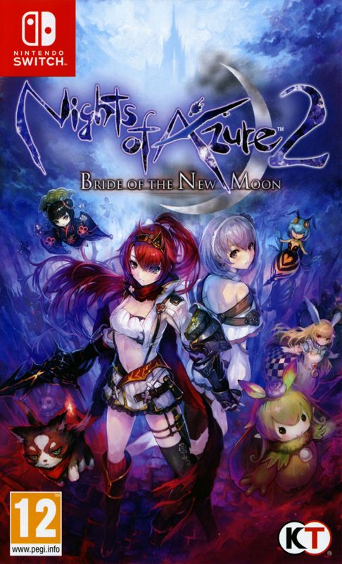 Front Cover for Nights of Azure 2: Bride of the New Moon (Nintendo Switch)