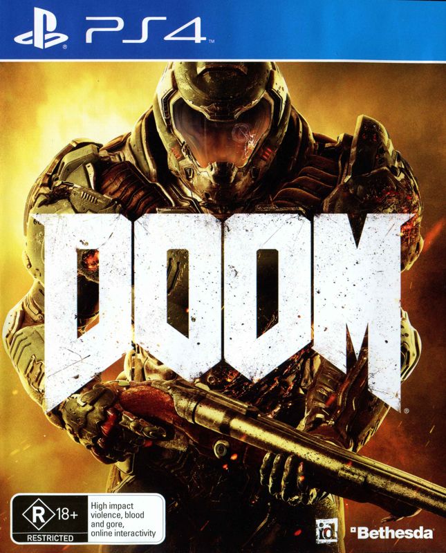 Front Cover for Doom (PlayStation 4)