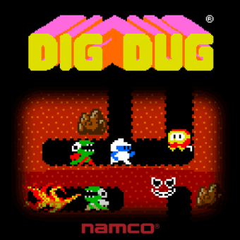 Front Cover for Dig Dug (BlackBerry)