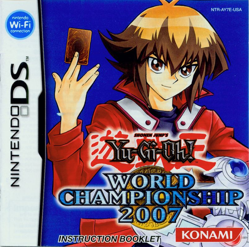 Manual for Yu-Gi-Oh!: World Championship 2007 (Nintendo DS): Front