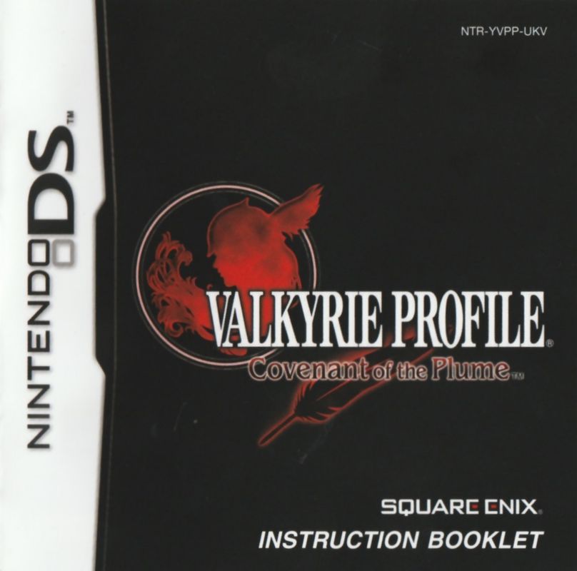 Manual for Valkyrie Profile: Covenant of the Plume (Nintendo DS): Front