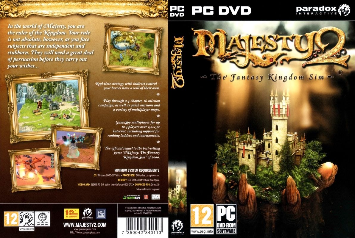 Other for Majesty 2: The Fantasy Kingdom Sim (Windows): Keep Case - Full