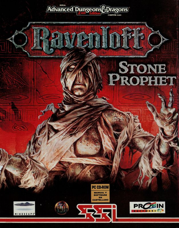 Front Cover for Ravenloft: Stone Prophet (DOS) (first print)