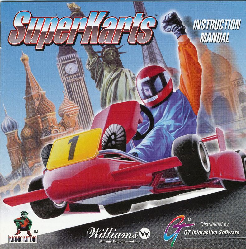 Other for SuperKarts (DOS): Jewel Case - Front