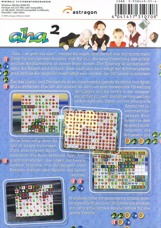 Back Cover for aha 2 (Windows)