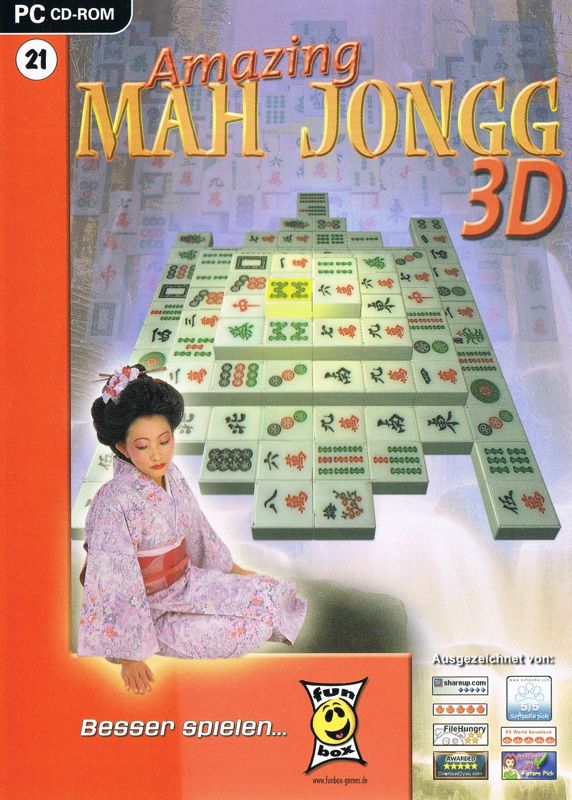 Front Cover for Amazing Mah Jongg 3D (Windows) (Fun Box release)