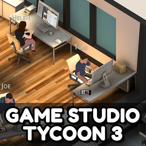 Front Cover for Game Studio Tycoon 3 (Android) (Amazon and Google Play release)