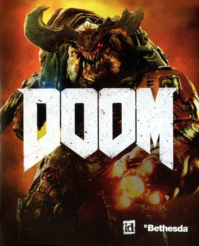 Manual for Doom (PlayStation 4): Front