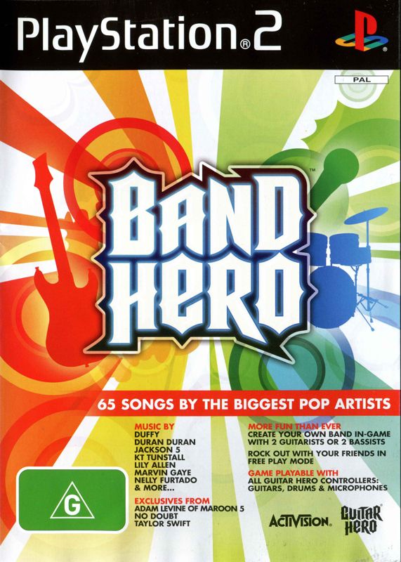 Front Cover for Band Hero (PlayStation 2)