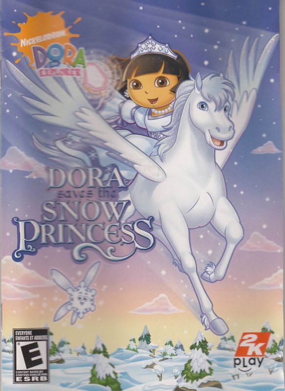 Manual for Dora the Explorer: Dora Saves the Snow Princess (PlayStation 2): French Manual - Front