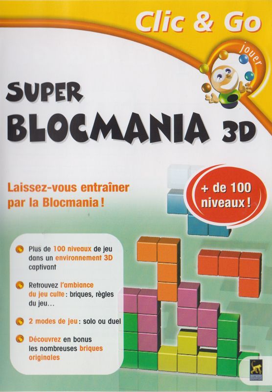 Front Cover for Blocmania 3D (Windows) ("Clic & Go" retail release (Anuman 2004))