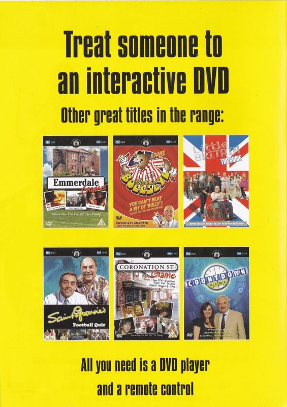 Carry On Quizzing cover or packaging material MobyGames