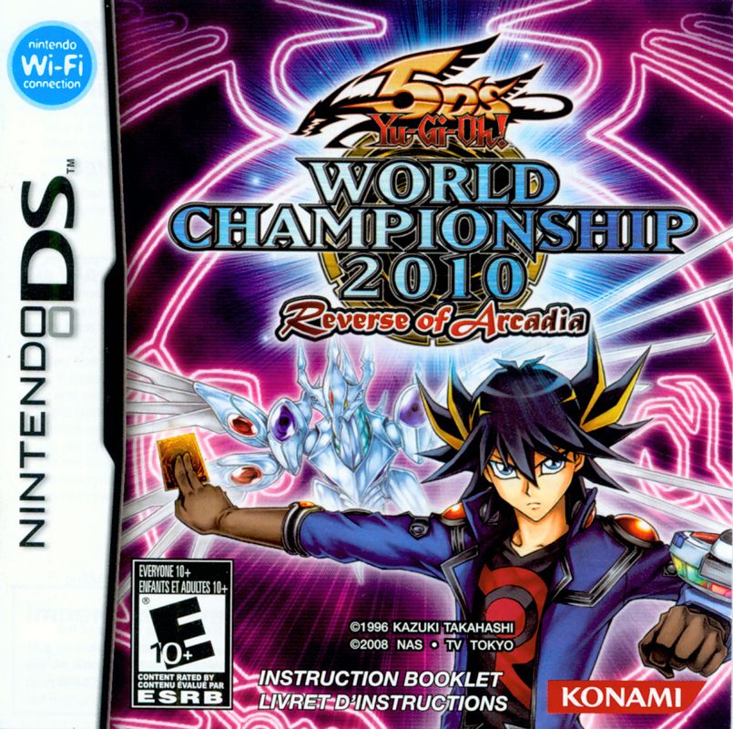Manual for Yu-Gi-Oh!: 5D's World Championship 2010 - Reverse of Arcadia (Nintendo DS): Front