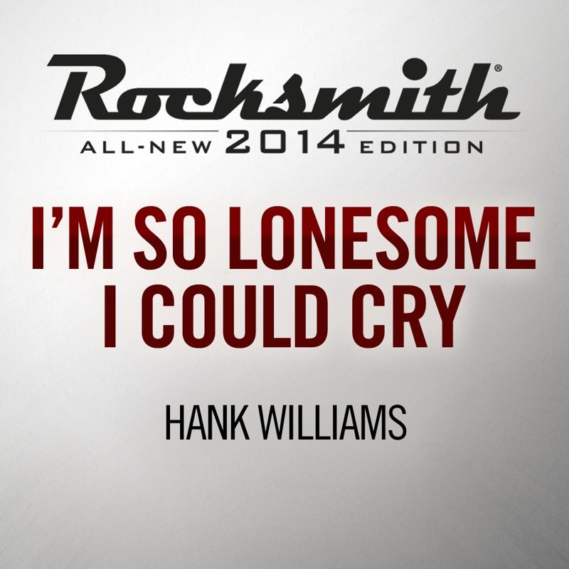Front Cover for Rocksmith: All-new 2014 Edition - Hank Williams: I'm So Lonesome I Could Cry (PlayStation 3 and PlayStation 4) (download release)