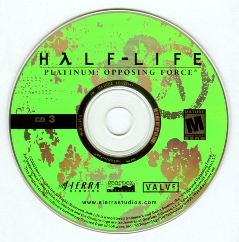 Media for Half-Life: Platinum Collection (Windows): Half-Life: Opposing Force