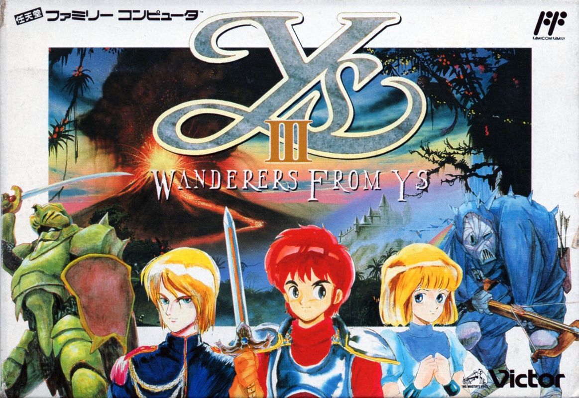 Front Cover for Ys III: Wanderers from Ys (NES)