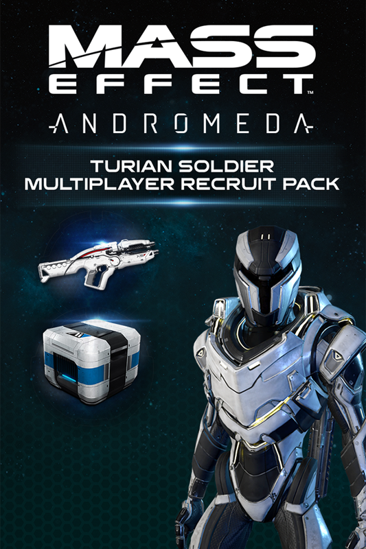 Front Cover for Mass Effect: Andromeda - Turian Soldier Multiplayer Recruit Pack (Xbox One) (download release): 2nd version