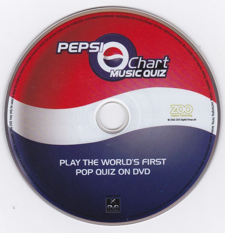 Media for Pepsi Chart Music Quiz: Play The World's First Pop Music Quiz On DVD (DVD Player)