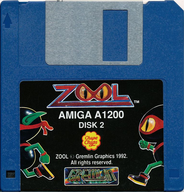 Media for Zool (Amiga) (Amiga 1200/4000 AGA chipset version): Disk 2/2