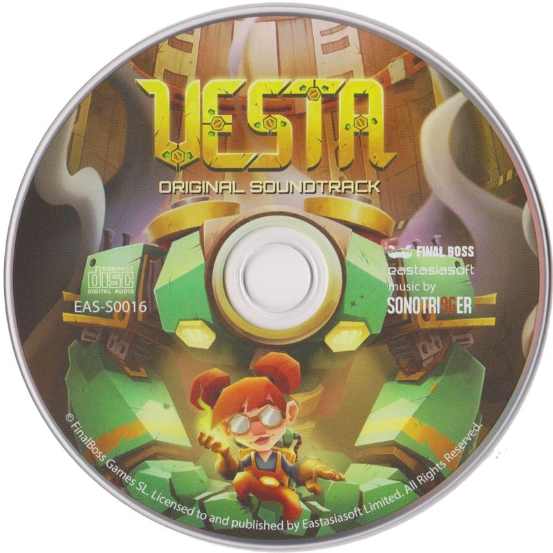 Soundtrack for Vesta (Limited Edition) (PlayStation 4) (English+Chinese Asia version): CD