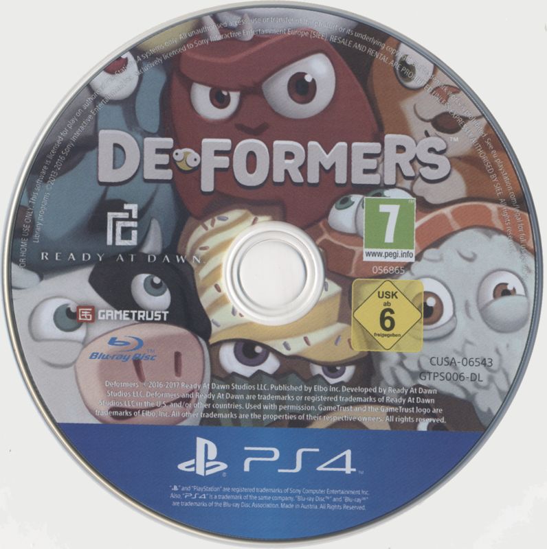 Media for Deformers (PlayStation 4)