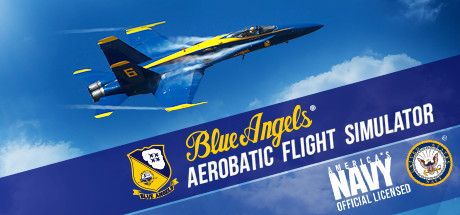 Front Cover for Blue Angels: Aerobatic Flight Simulator (Macintosh and Windows) (Steam release)