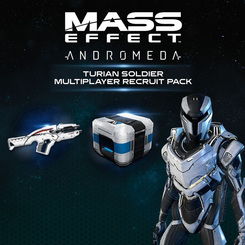 Front Cover for Mass Effect: Andromeda - Turian Soldier Multiplayer Recruit Pack (PlayStation 4) (download release)