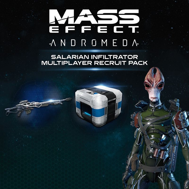 Front Cover for Mass Effect: Andromeda - Salarian Infiltrator Multiplayer Recruit Pack (PlayStation 4) (download release)